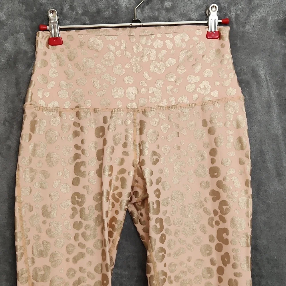 ELECTRIC YOGA Cheeta foil print size small leggings - Picture 2 of 9